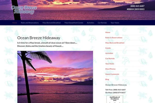 Genesis theme site design template sample