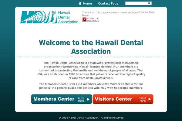 hawaiidentalassociation.net site used Hda