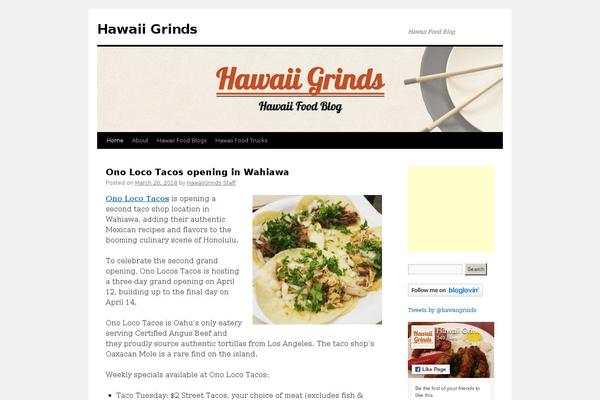 Twenty Ten theme site design template sample