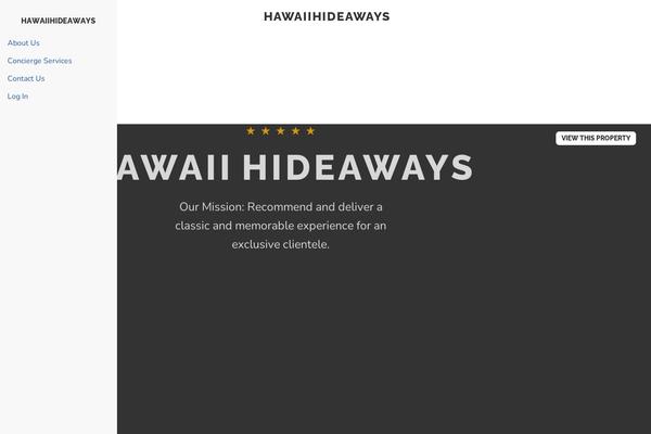 hawaiihideaways.com site used Hawaiihideaways