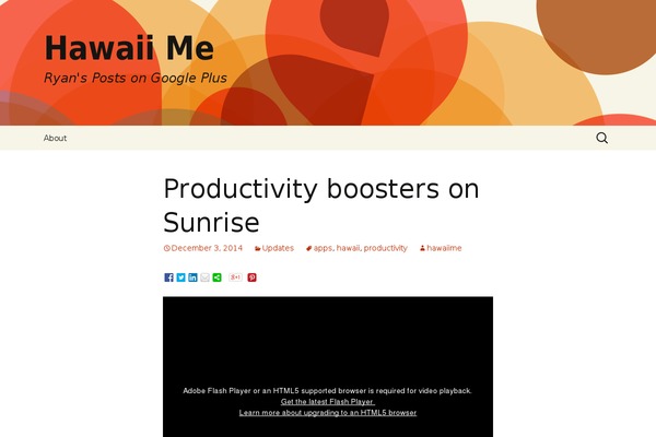 Twenty Thirteen theme site design template sample
