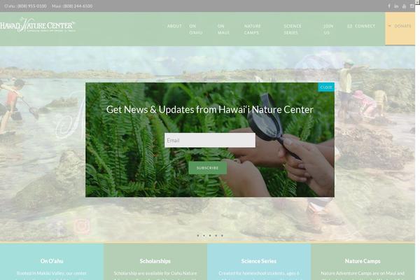 Greennature theme site design template sample