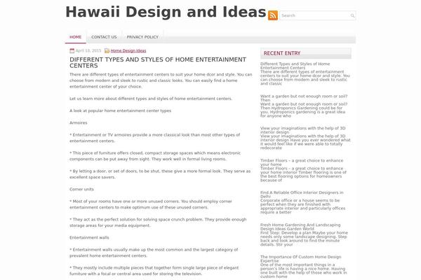hawaiiprepares.org site used Designmag