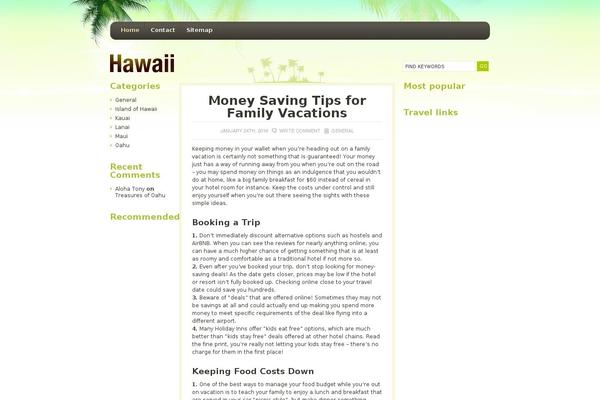 hawaiivacationspots.net site used Hawaii