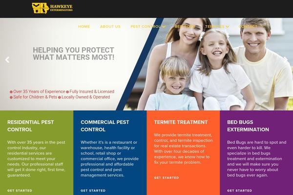 hawkeyeexterminators.com site used Hawkeyeexterminators