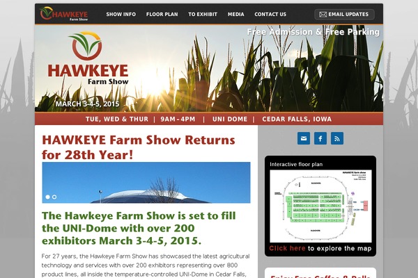 hawkeyefarmshow.com site used Genesis