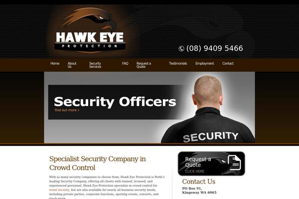 hawkeyeprotection.com.au site used Hawkeye