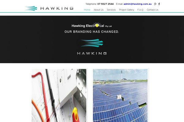hawking.com.au site used Hawking