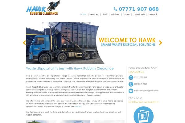 WordPress website example screenshot