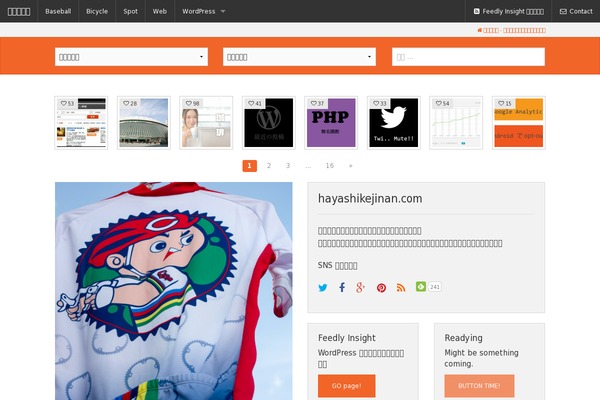 WordPress website example screenshot