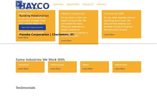 hayco-construction.com site used Creativefold1