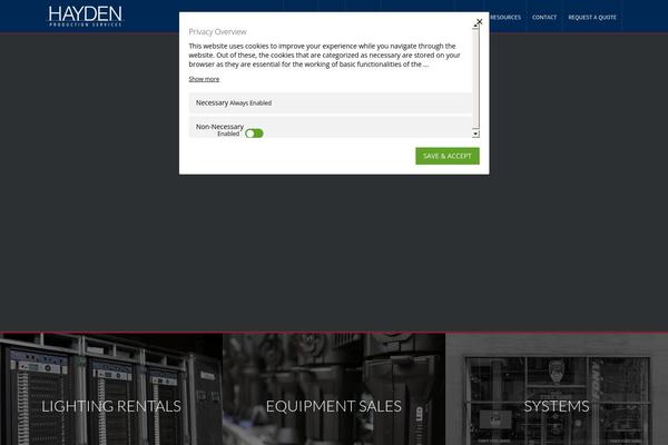 WordPress website example screenshot