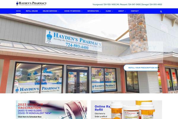 haydenspharmacy.com site used ApexClinic