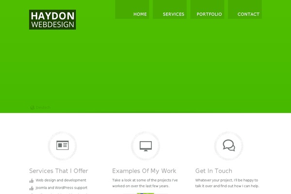 haydon-webdesign.de site used Haydon