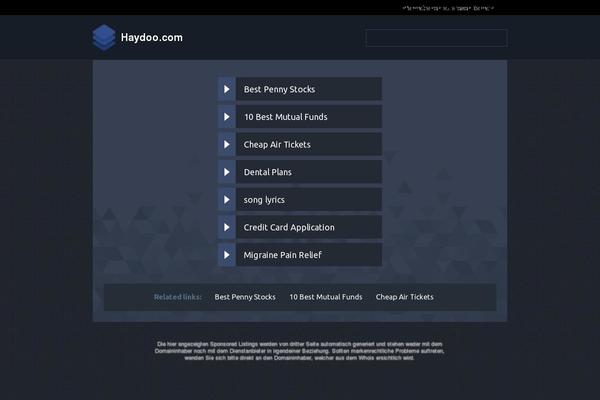 haydoo.com site used Zues