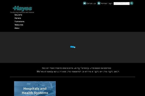 hayes theme websites examples