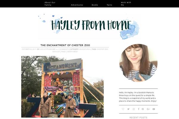 Olivia theme site design template sample