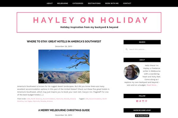 hayleyonholiday.com site used Bella-genesis
