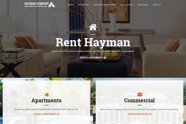 hayman-company WordPress theme, websites list used hayman-company theme hayman-company theme websites examples
