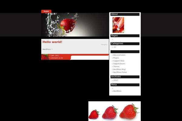 hayosi.com site used Strawberry Blend
