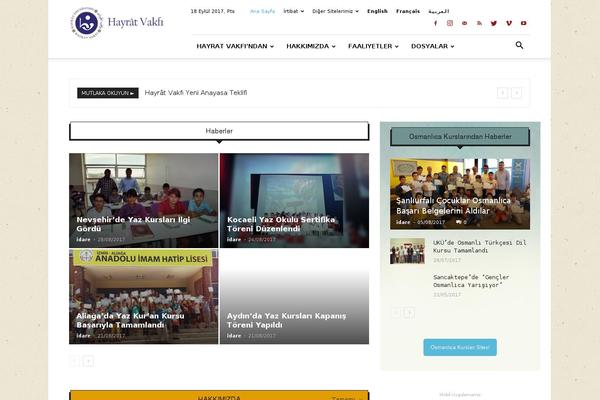 WordPress website example screenshot
