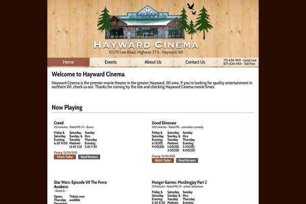 hayward-cinema.com site used Hayward