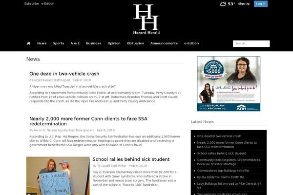 hazard-herald.com site used Civitasmedium
