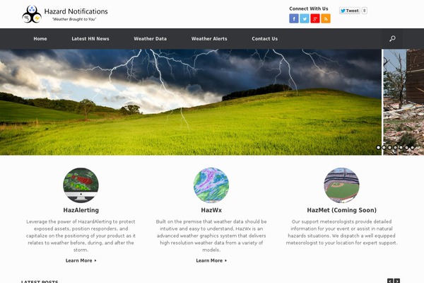 Vantage theme site design template sample
