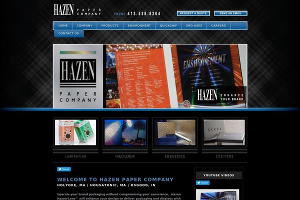 hazen.com site used Hazenpapertheme