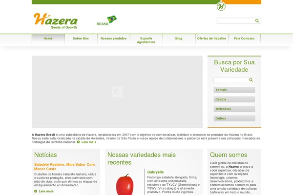 hazera.com.br site used Hazera
