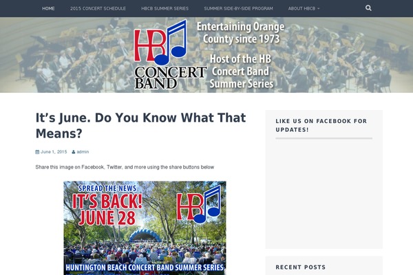 hbconcertband.org site used Plane-wpcom