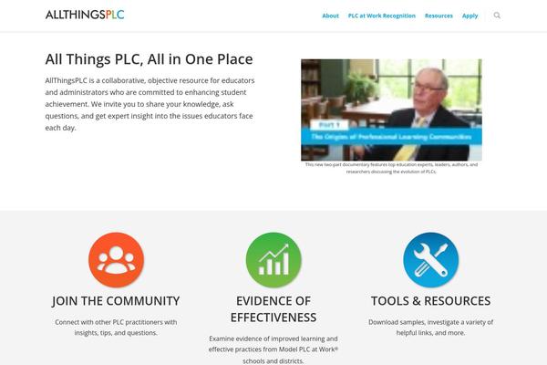 WordPress website example screenshot