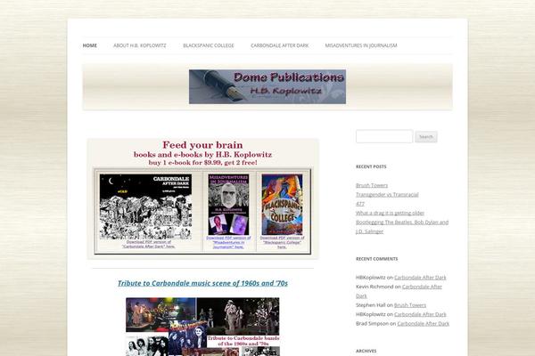 Twenty Twelve theme site design template sample