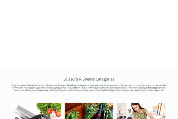 hbscissors.com site used BeTheme Child