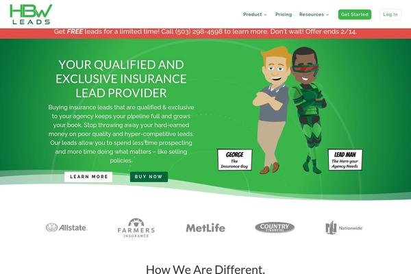 WordPress website example screenshot