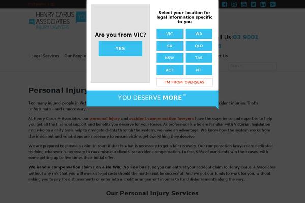 WordPress website example screenshot