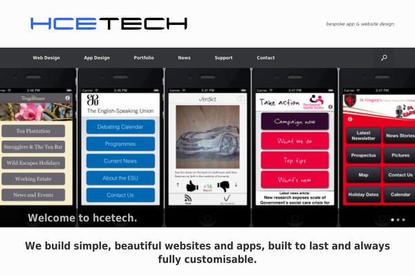 Vantage theme site design template sample