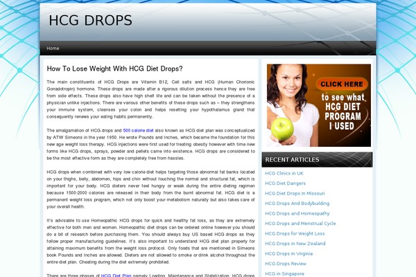 hcg-drops.biz site used Abstractstyle