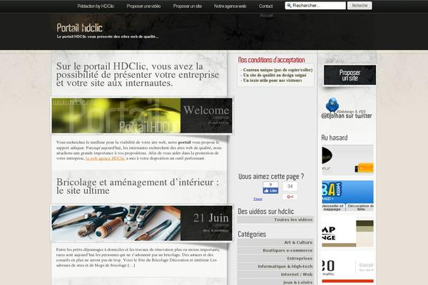 hdclic.info site used Annuaire