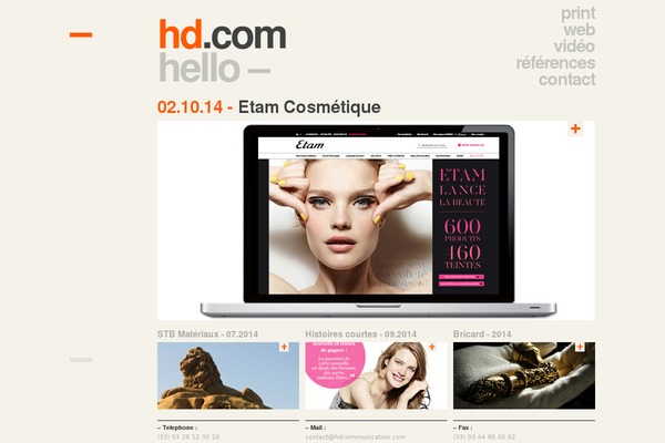 Hdc theme site design template sample