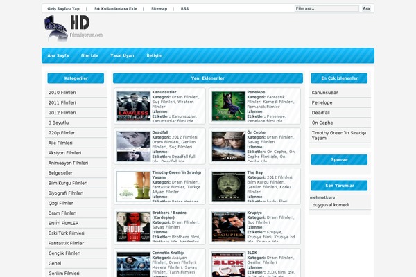hdfilmizliyorum.com site used Htdiziv2.0