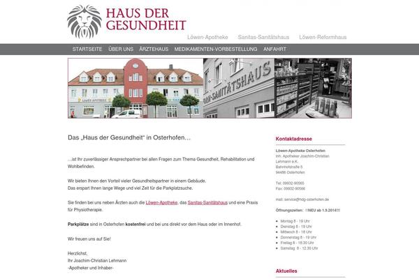 Twenty Ten theme site design template sample