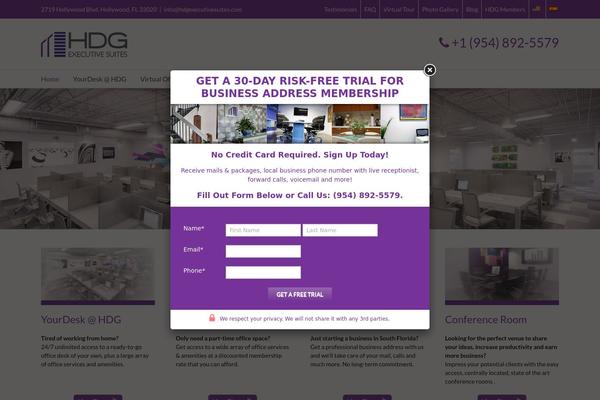 Avada theme site design template sample