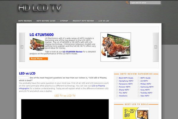 hdlcdtv.org site used Hdtv