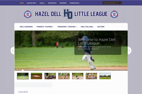WordPress website example screenshot