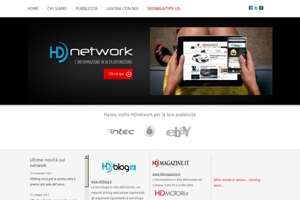 hdnetwork.it site used Hdnetwork