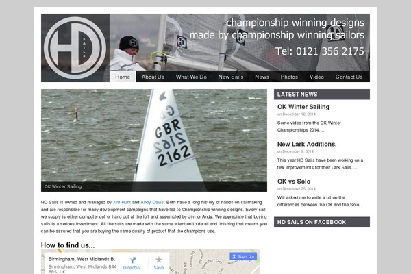 WordPress website example screenshot