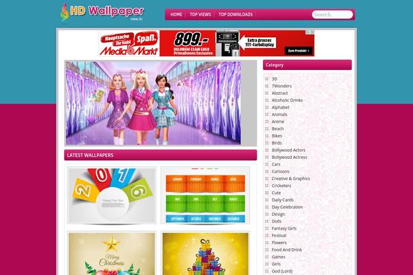 Wallpaper theme websites examples