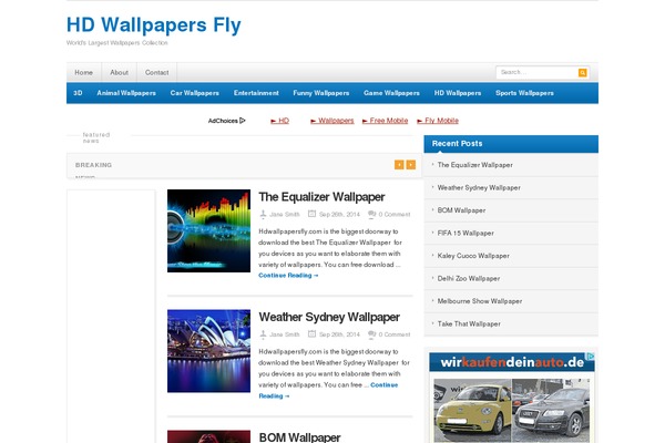 hdwallpapersfly.com site used Zentile