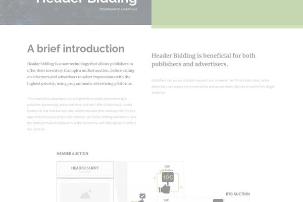 headerbidding.eu site used Moresa